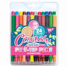 Фломастери YES 24 кольори Sweet Cream (3)