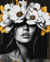 Картина за номерами обкладинка Пелюсткова гармонія 40х50 см Flowers (3)