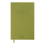 Щоденник датов. 2025 FORCES, A6, оливковий, шт...