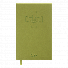 Щоденник датов. 2025 FORCES, A6, оливковий, штучна шкіра/поролон (3)