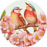 Картина по номерам обложка Весеннее цветение 33 см