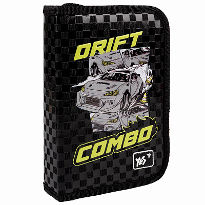 Пенал твердий YES одинарний з двома клапанами HP-04 Drift King