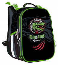 ранець SchoolCase Mini 2 відділення, 35х27х16см, поліестер, "Dinosaurs World", 2408C (8)