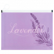 Папка на блискавці zip-lock А5+ Lavender-1 (4)