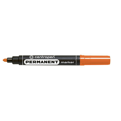 Маркер перманентний Centropen 8566 2,5 мм помаранчевий