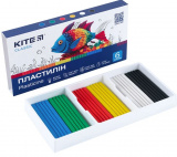 Пластилін, 6 кольорів, 120 г. Kite Classic