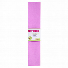 Папір гофрований  св. бузковий 1 аркуш 50*200 см. (5)