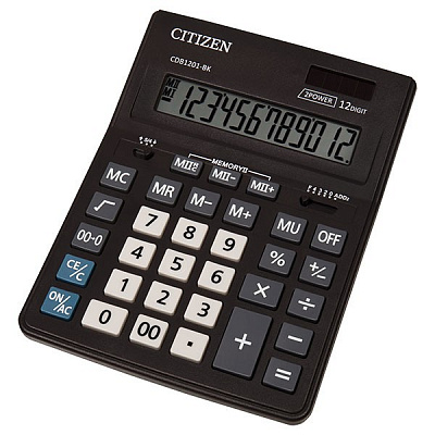 Калькулятор Citizen CDB1201-BK 12 разр. (2)