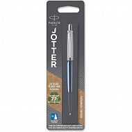 Ручка шариковая Parker Jotter 17 Waterloo Blue CT BP блистер, синяя