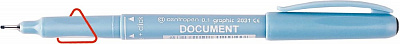 Лайнер Centropen 2631 Document 0,1 чорний (2)