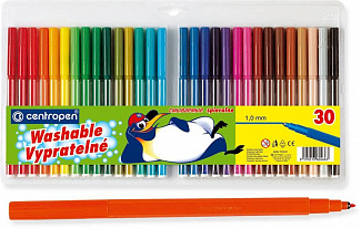 Фломастери Centropen Пінгвіни/Слон 30 кол (4)