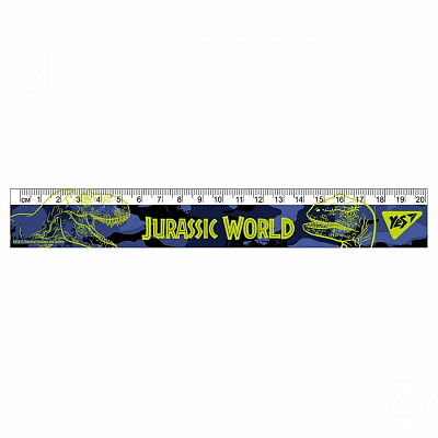 Лінійка YES 20см "Jurassic World"