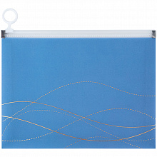 Папка на блискавці zip-lock, А5+ Waves-2 (6)