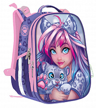 ранець SchoolCase Mini 2 відділення, 35х27х16см, поліестер, "Cute pet", 2406C (8)