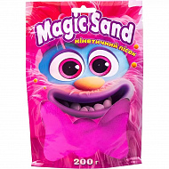 Кинетический песок в пакете фиолетовый 200 г