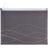 Папка на блискавці zip-lock, А5+ Waves-4