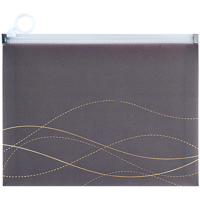 Папка на блискавці zip-lock, А5+ Waves-4 (2)