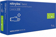 Перчатки нитриловые S NITRYLEX BASIC 100шт/уп., сине-фиолет