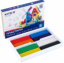 Пластилін, 8 кольорів, 160 г. Kite Classic (3)