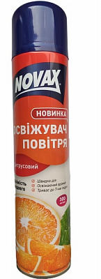 Освіжувач повітря 300 мл ТМ NOVAX "Цитрусовий"