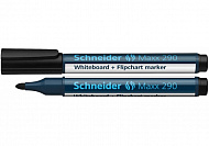 Маркер для досок и флипчартов Schneider Maxx 290 1-3 мм черный