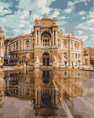 Картина за номерами обкладинка Оперний театр 40х50 см