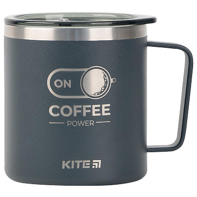 Термокружка 400 мл, графіт Coffee ON