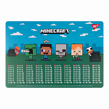 Підкладка настільна 42*29см Yes табл. множ. Minecraft Boom (4)