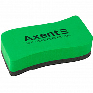 Губка для досок магнитная Axent Wave зеленая