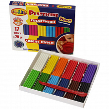 Пластилін Class Чисті руки maxi 12 кол 240 г стек (3)
