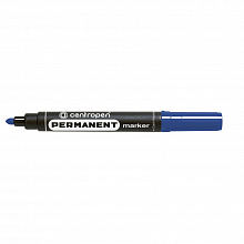 Маркер перманентний Centropen 8566 2,5 мм синій (4)