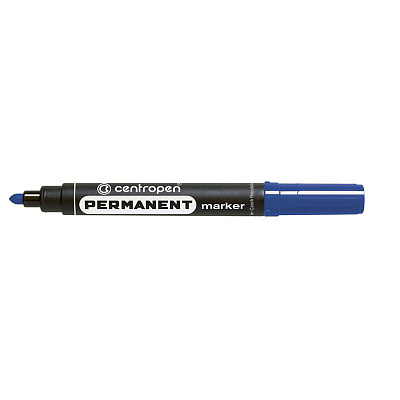 Маркер перманентний Centropen 8566 2,5 мм синій