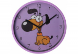 Часы настенные пластик Optima LITTLE DOG d-22,...
