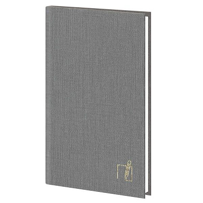 Алфавітна книга А6  (90х145),  64 арк., лінія, обкл. баладек Nomad, сiрий
