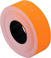 Этикет лента прямоугольная оранжевая 21х12 мм 1000 шт в рул Economix