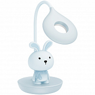 Лампа настольная Kite LED с аккумул. Bunny, голубой