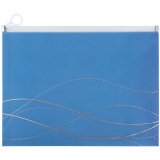 Папка на блискавці zip-lock, А4 Waves-2