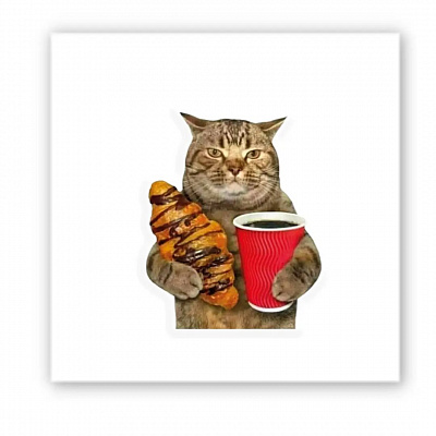 3D-стікер "Go to Coffe"