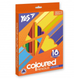 Олівці кольорові YES 18 кол.  "Erudite"