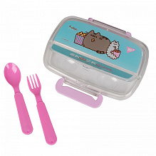 Ланчбокс 750 мл Pusheen із приладами (3)