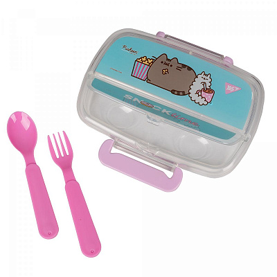 Ланчбокс 750 мл Pusheen із приладами