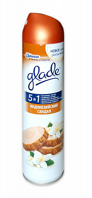 Освіжувач повітря, GLADE, аерозоль, Індонезійський сандал, 300 мл.