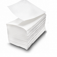 Полотенца бумажные V-сл. Clean Point, Restored Medium, 1 сл, 150 л., 21х21см