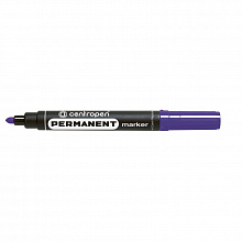 Маркер перманентний Centropen 8566 2,5 мм фіолетовий (3)