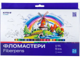 Фломастери, набiр 24 шт. Kite Classic