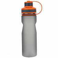 Бутылка для воды 700 мл серо-оранжевая