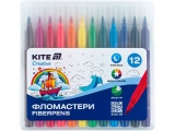 Фломастери-пензлики, набір 12шт, Kite Creative
