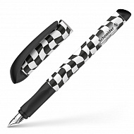 Ручка перова з чорнильним патроном SCHNEIDER VOICE, корпус чорно/білий