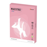 Бумага А4 Maestro Color PI25 розовый 160 г/м2 ...