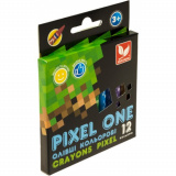 Олівці кольорові Crayons Pixel One 12 кольорів